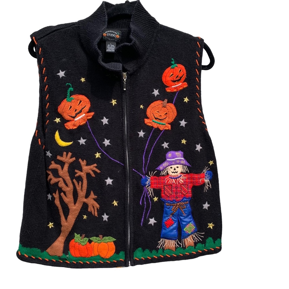 Designers Original Studio Vintage Halloween Vest size large